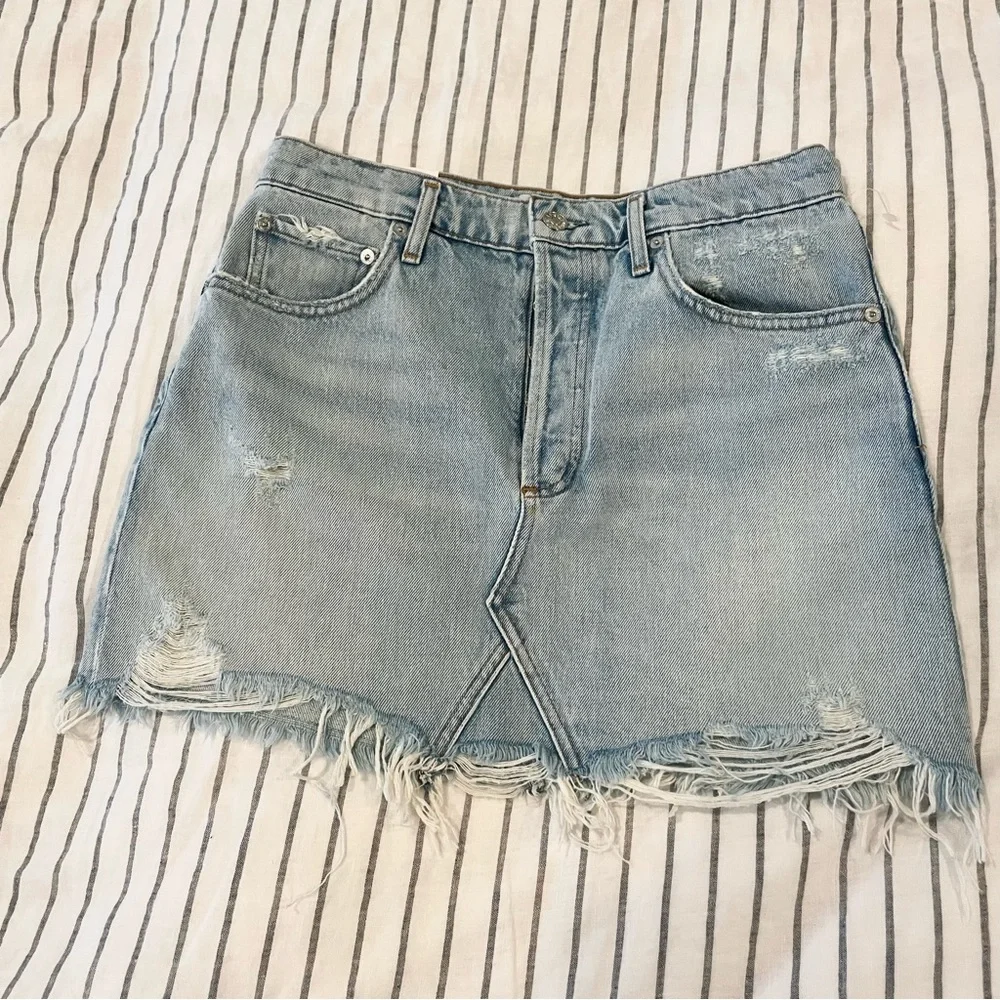 Agolde Quinn Skirt Sz 28‎